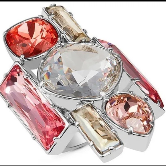 SWAROVSKI Nile Cocktail Ring Size 6 - Picture 1 of 9